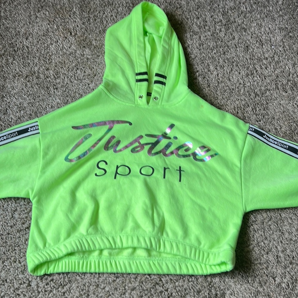 Crop top neon green